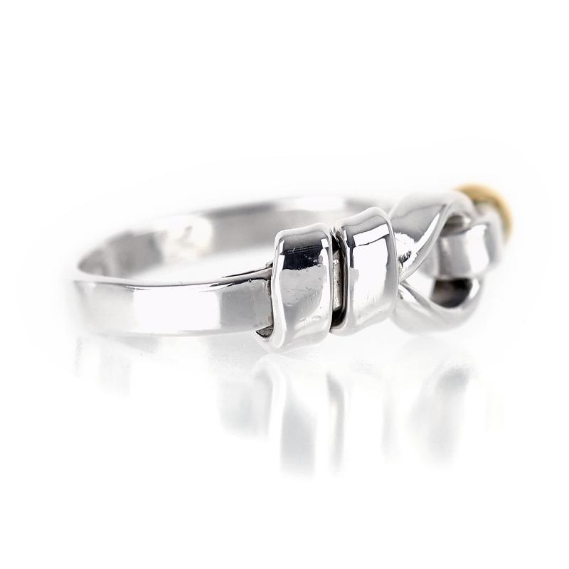 TIFFANY&Co.（ティファニー） 指輪 フック&アイ SV925×K18YG 9号