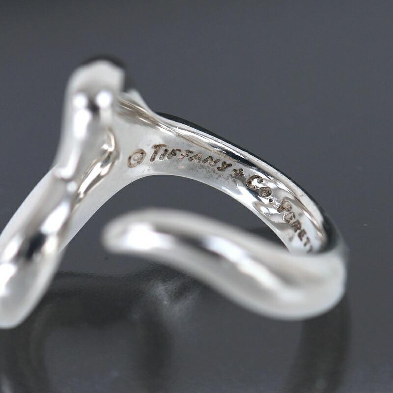 ティファニー リング オープンハート スターリングシルバー 8.5号