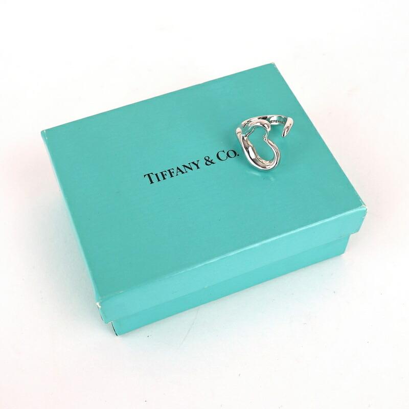 ティファニー リング オープンハート スターリングシルバー 8.5号