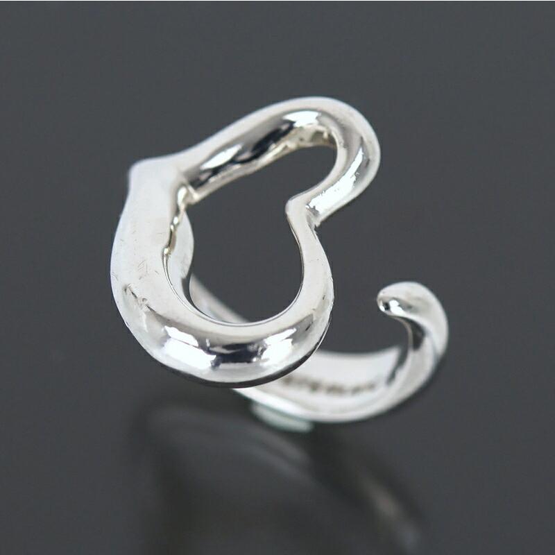 ティファニー リング オープンハート スターリングシルバー 8.5号