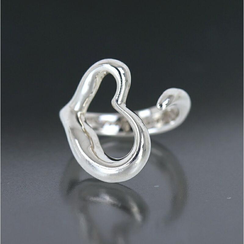 ティファニー リング オープンハート スターリングシルバー 8.5号