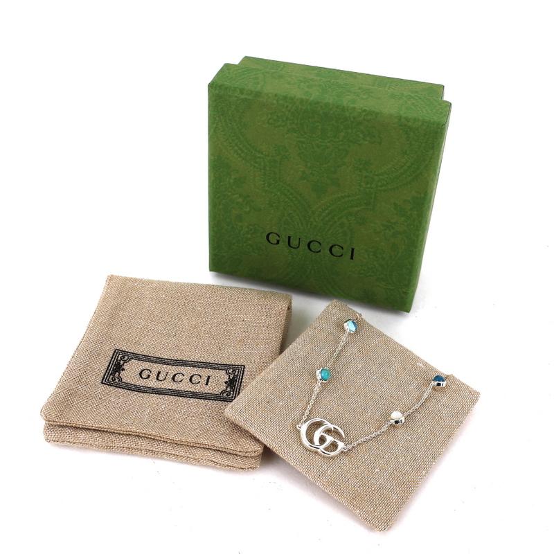 GUCCI グッチ ダブルG マザーオブパール ブレスレット 527393