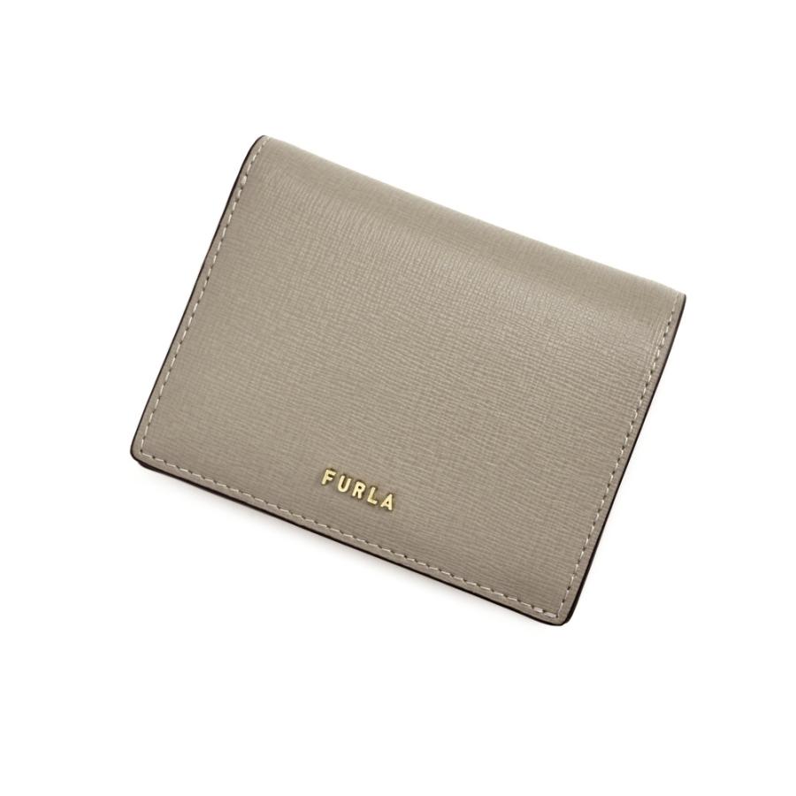 新作 カラー‼︎ 新品☆フルラBABYLON グレージュ 折り財布 バビロン BABYLON（FURLA） フルラ 財布 二つ折り バビロン コンパクト