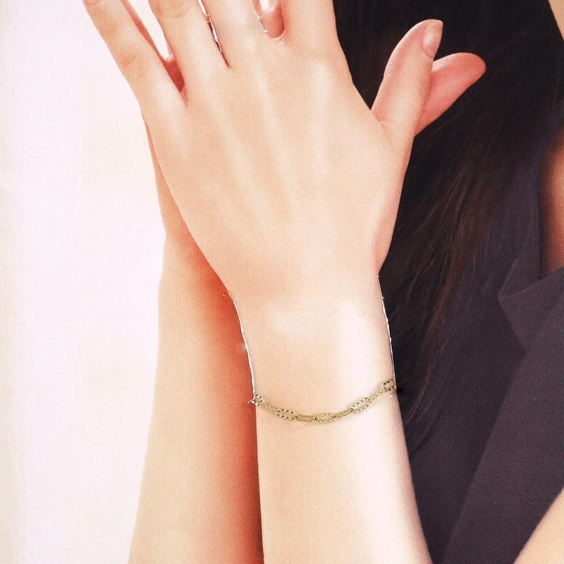 K18YG ブレスレット 18cm