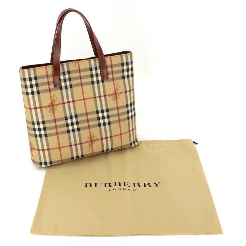 BURBERRY バーバリー バッグ ノバチェック トートバッグ
