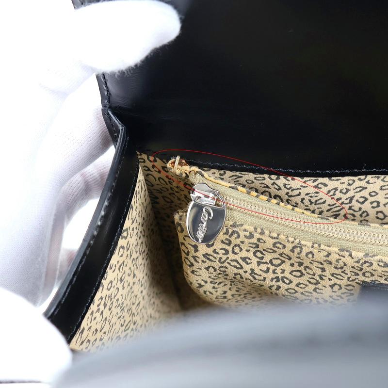 Cartier（カルティエ） ハンドバッグ ブラック パンテール レザー