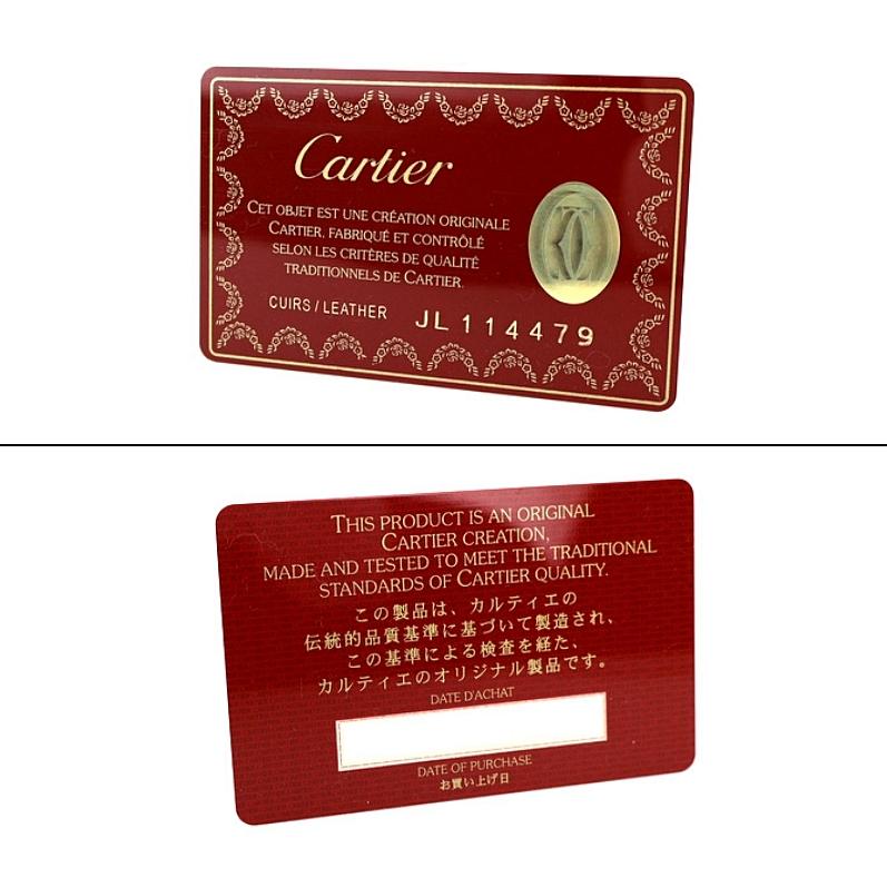 Cartier（カルティエ） ハンドバッグ ブラック パンテール レザー