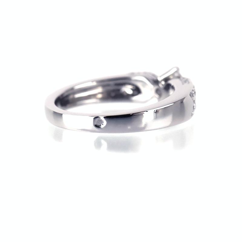 ショーメ　プリュムダイヤring CHAUMET ショーメ リング プリュム ダイヤ 0.36ct Pt950 11.5号