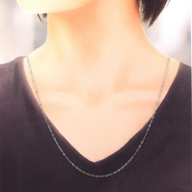 ネックレス Pt1000 50cm 2.4g チェーンネックレス ネックレスチェーン