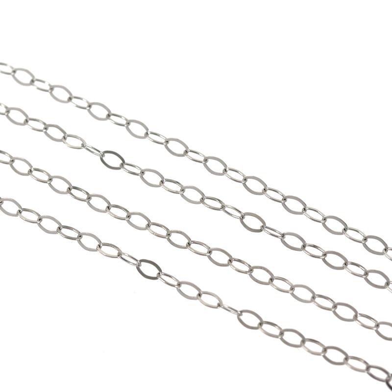 にんこ　　Pt1000 ネックレス チェーン ネックレス Pt1000 50cm 2.4g チェーンネックレス ネックレスチェーン