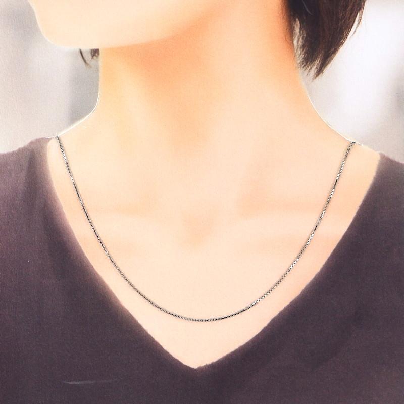 ネックレス チェーン プラチナ850 ベネチアンチェーン 45cm 7.6g