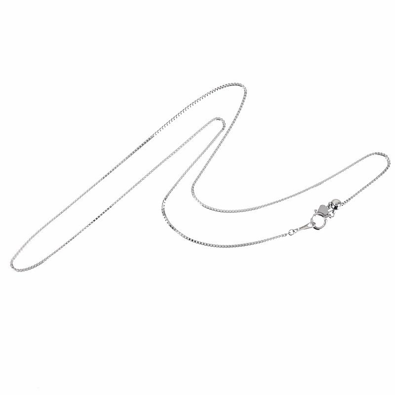 ネックレス チェーン 45cm ベネチアン Pt850 4.1g アジャスター付き