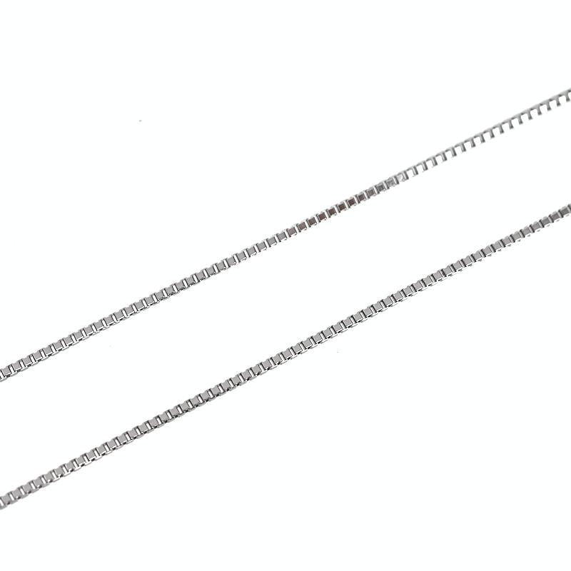 ネックレス チェーン 45cm ベネチアン Pt850 4.1g アジャスター付き