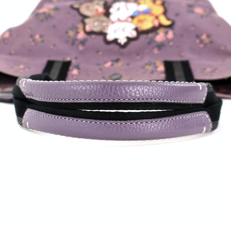 COACH（コーチ） ディズニーコラボ トートバッグ パープル系 おしゃれ