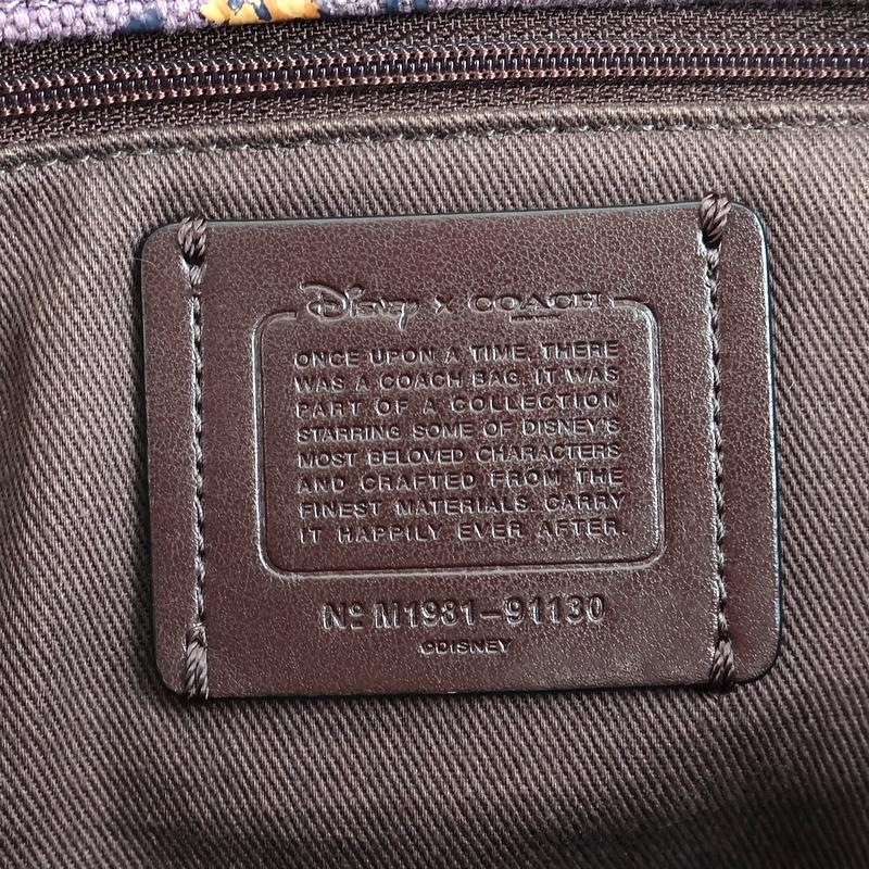 COACH（コーチ） ディズニーコラボ トートバッグ パープル系 おしゃれ