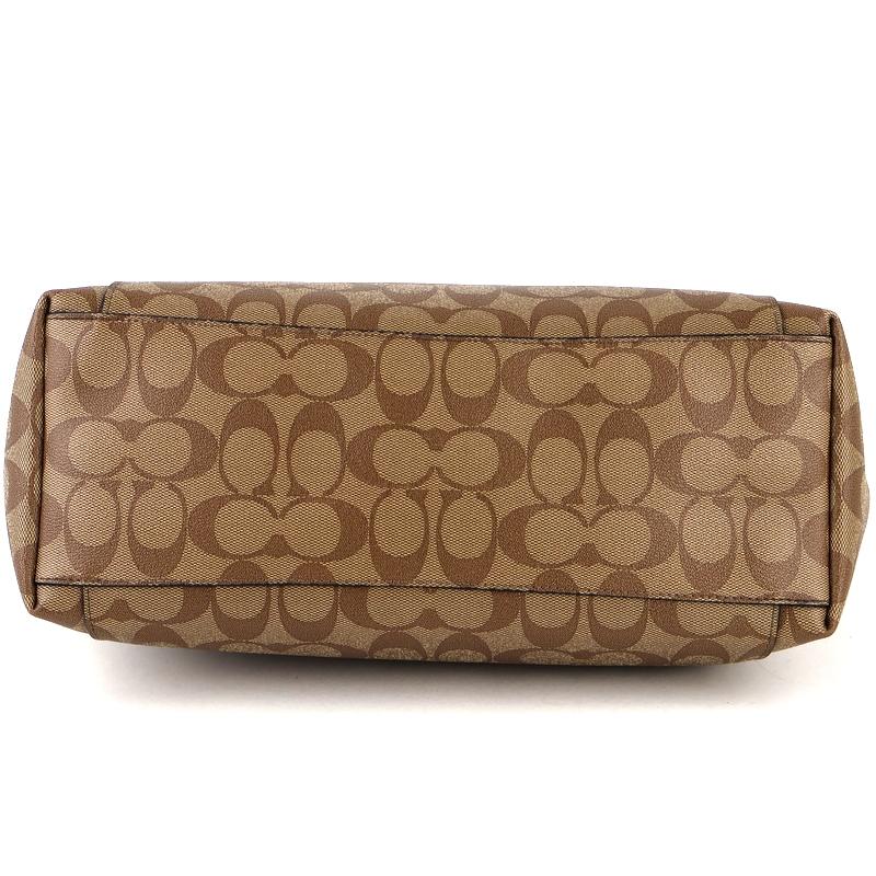 COACH コーチ ハンドバッグ キャメル ベージュ 大容量 鞄 actone_225-873-1