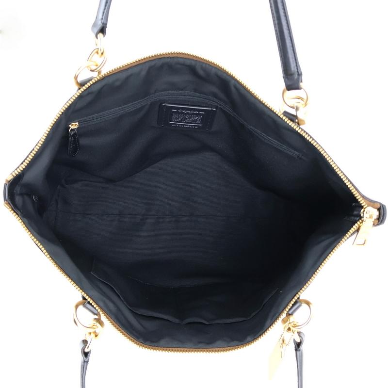 Coach ハンドバッグ ネイビー/ベージュ コーチ COACH バッグ （ベージュ） -ファッション通販 FASHION