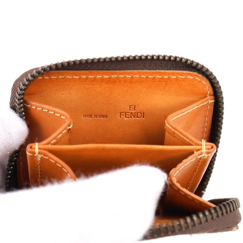 FENDI（フェンディ） ズッカ コインケース 8M0019 ベージュ×ダーク
