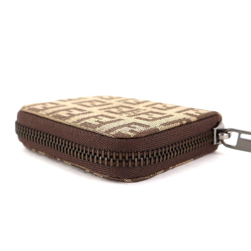 FENDI（フェンディ） ズッカ コインケース 8M0019 ベージュ×ダーク