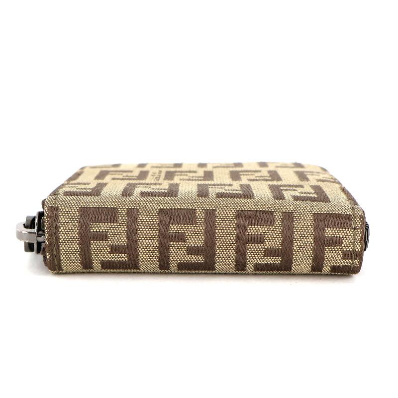 FENDI（フェンディ） ズッカ コインケース 8M0019 ベージュ×ダーク