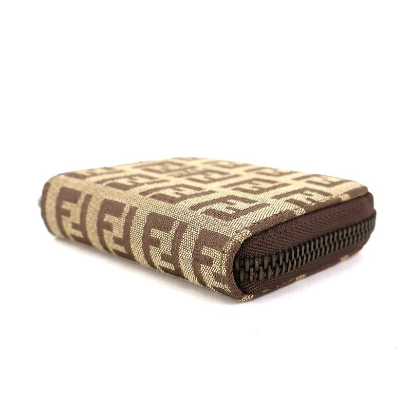 s25g-183x【中古】FENDI　ﾌｪﾝﾃﾞｨ　ｽﾞｯｶ　ｺｲﾝｹｰｽ　2414-8M0019-29　小銭入れ 楽天市場】フェンディ ズッカ コインケース 8M0019 ベージュ×ダーク