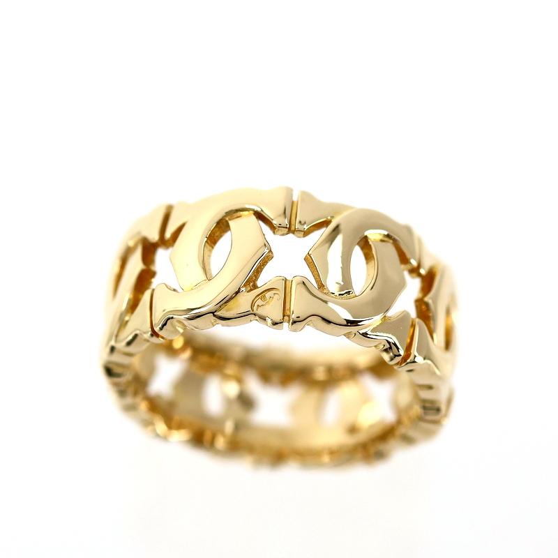 CELINE カルティエ リング アントルラセ 18金 K18YG イエロー