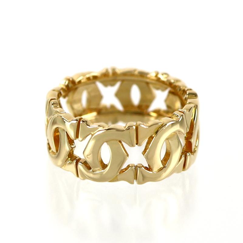 CELINE カルティエ リング アントルラセ 18金 K18YG イエロー