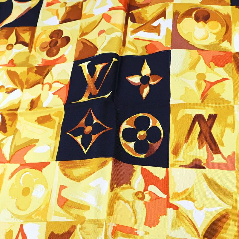 LOUIS VUITTON（ルイ・ヴィトン） スカーフ シルク100% ブラック