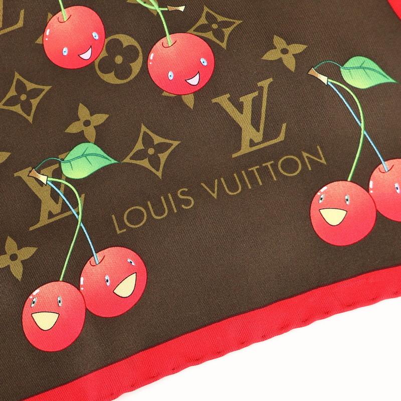 LOUIS VUITTON（ルイ・ヴィトン） スカーフ シルク100% ブラウン
