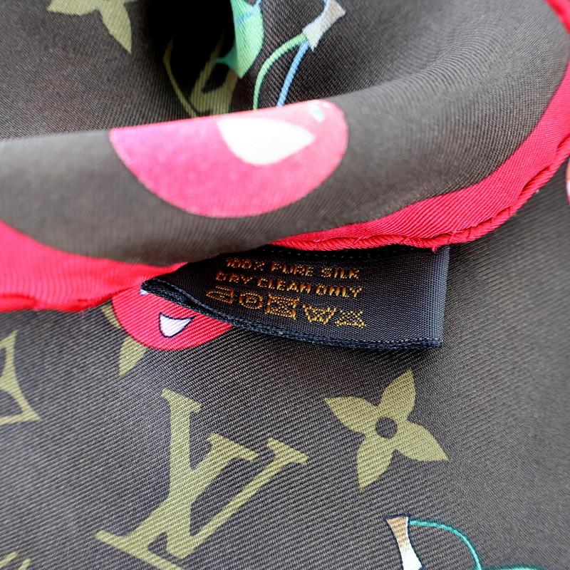 LOUIS VUITTON（ルイ・ヴィトン） スカーフ シルク100% ブラウン
