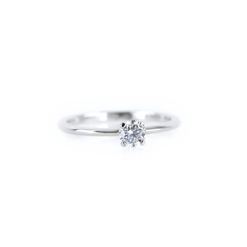 と*ん様 鑑定済 ダイヤ1カラットプラチナ950指輪 TIFFANY&Co.（ティファニー） 指輪 レディース プラチナ950 ダイヤ