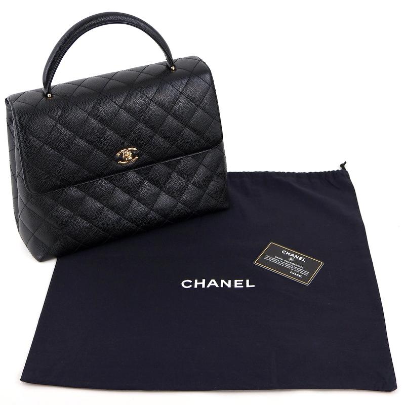 CHANEL（シャネル） バッグ ハンドバッグ キャビアスキン ブラック