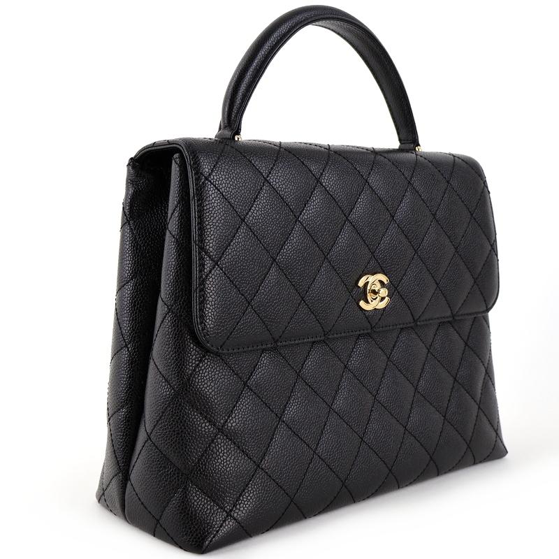 CHANEL（シャネル） バッグ ハンドバッグ キャビアスキン ブラック