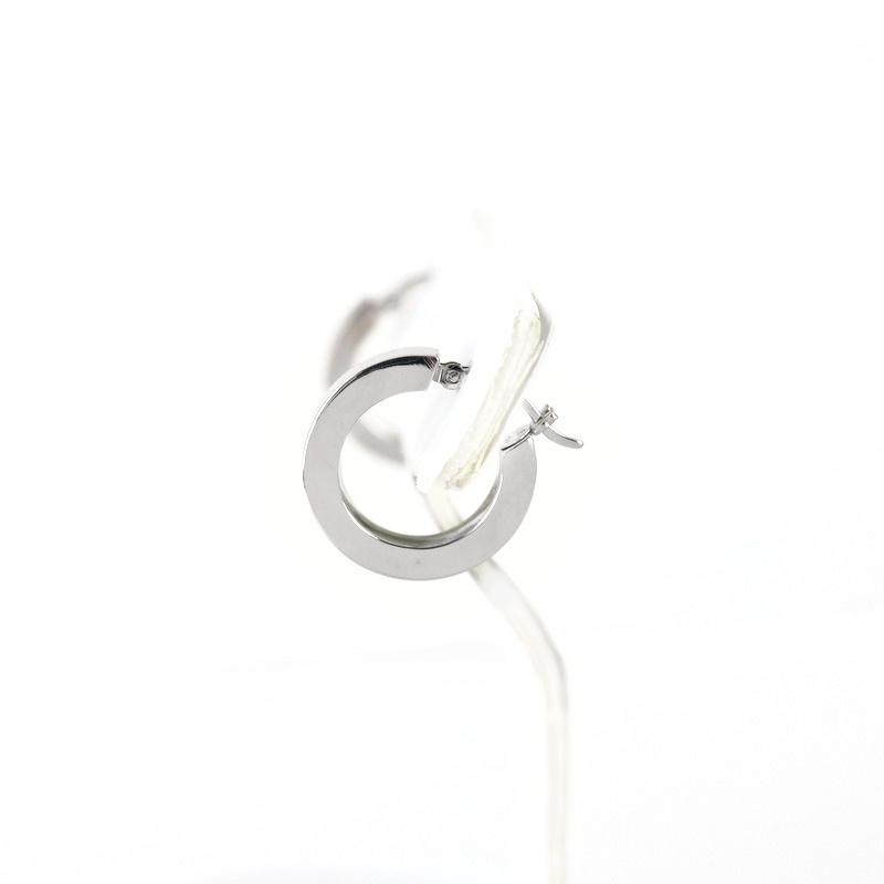 STAR JEWELRY（スタージュエリー） ピアス 18金 K18WG ホワイト