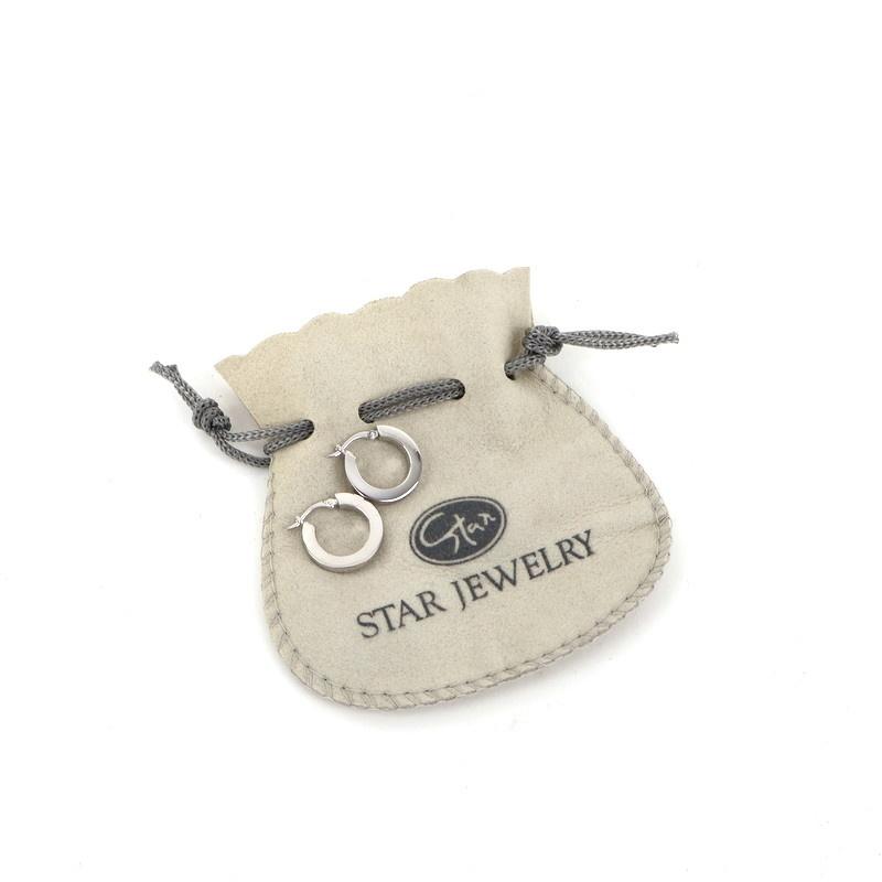 STAR JEWELRY（スタージュエリー） ピアス 18金 K18WG ホワイト