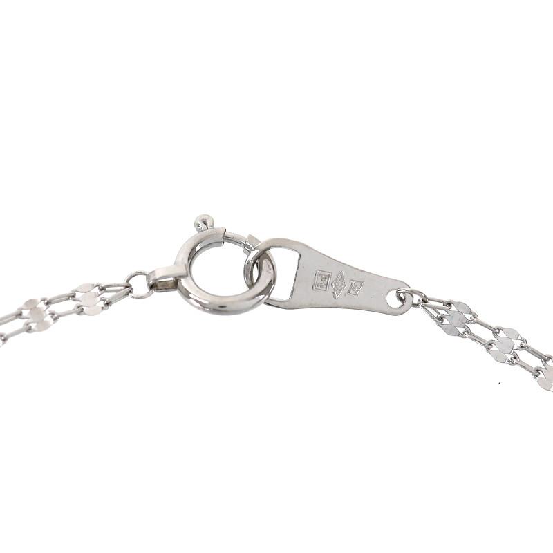 ブレスレット レディース Pt1000 18cm 1.2g ペタルチェーン チェーン 