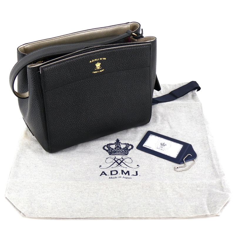 ☆ほぼ未使用☆エーディーエムジェイ ADMJ ワンショルダーバッグ王冠金具 ☆ほぼ未使用☆エーディーエムジェイ ADMJ ワンショルダーバッグ王冠金具