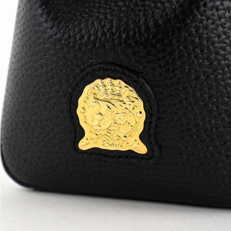 ADMJ エーディーエムジェイ  ワンショルダーバッグ ショルダーバッグ - レザー   ブラック ゴールド金具  ハンドバッグ トートバッグ 【本物保証】 A.D.M.J（エーディーエムジェイ） バッグ レディース ワンショルダー