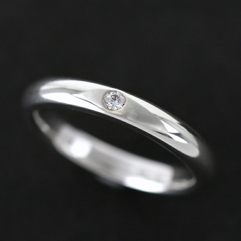 TIFFANY&Co.（ティファニー） 指輪 SV925 シルバーリング ダイヤ入り 8