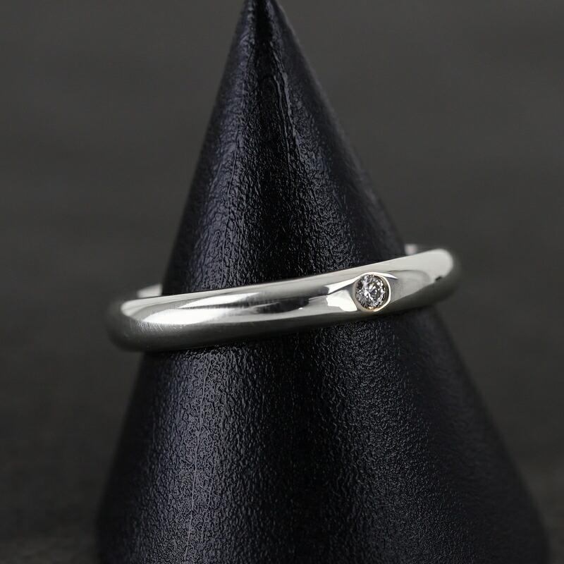 TIFFANY&Co.（ティファニー） 指輪 SV925 シルバーリング ダイヤ入り 8