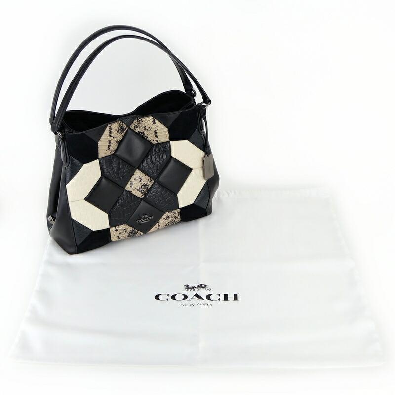COACH LEATHER WARE パッチワーク ハンドバッグ 美品 COACH（コーチ） バッグ レディース パッチワークレザー トートバッグ