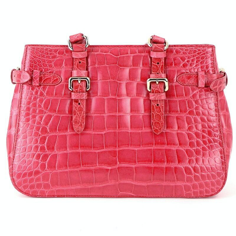 GIORGIO ARMANI ジョルジオアルマーニ ハンドバッグ レディース クロコ 