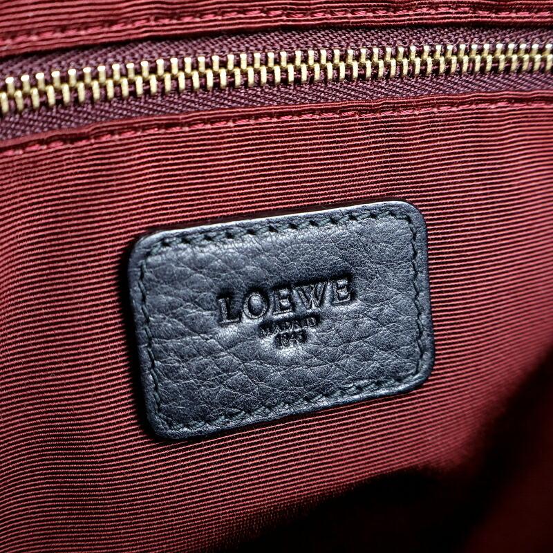 LOEWE（ロエベ） バッグ 中古 ショルダーバッグ レザー ブラック