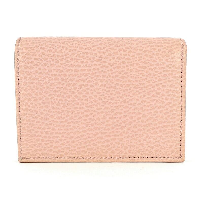 GUCCI（グッチ） 財布 二つ折り ダブルG スモールウォレット ピンク