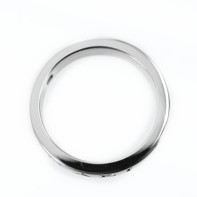 BVLGARI（ブルガリ） 指輪 18金 ダブルロゴ 16.5号 K18WG ホワイト