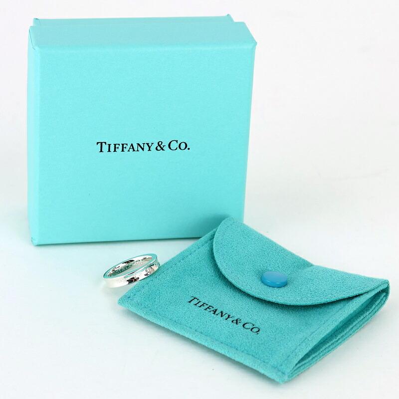 Tiffany 1837 ティファニー 指輪 SV925 ナローリング 11号 ロゴ