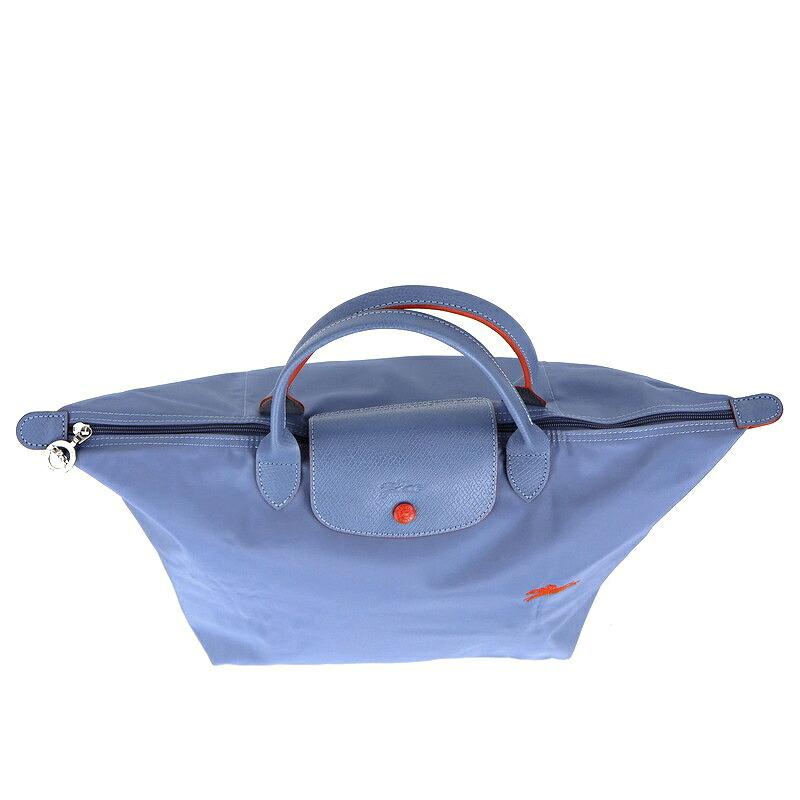 新品・未使用♡ 新作Longchamp ル プリアージュ トートバッグ ル プリアージュ ロンシャン Mサイズ トートバッグ ライトブルー