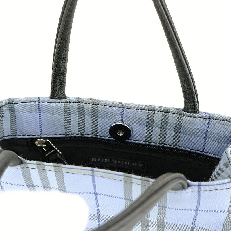 BURBERRY（バーバリー） バッグ ノバチェック ミニトート ブルー系