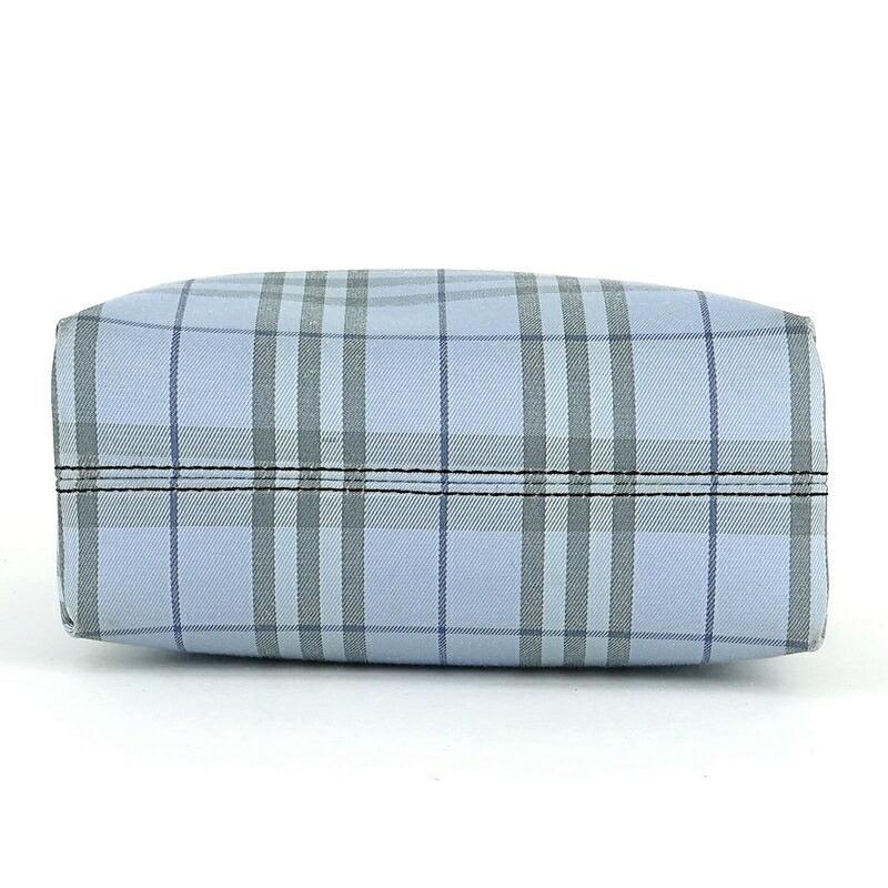 BURBERRY（バーバリー） バッグ ノバチェック ミニトート ブルー系