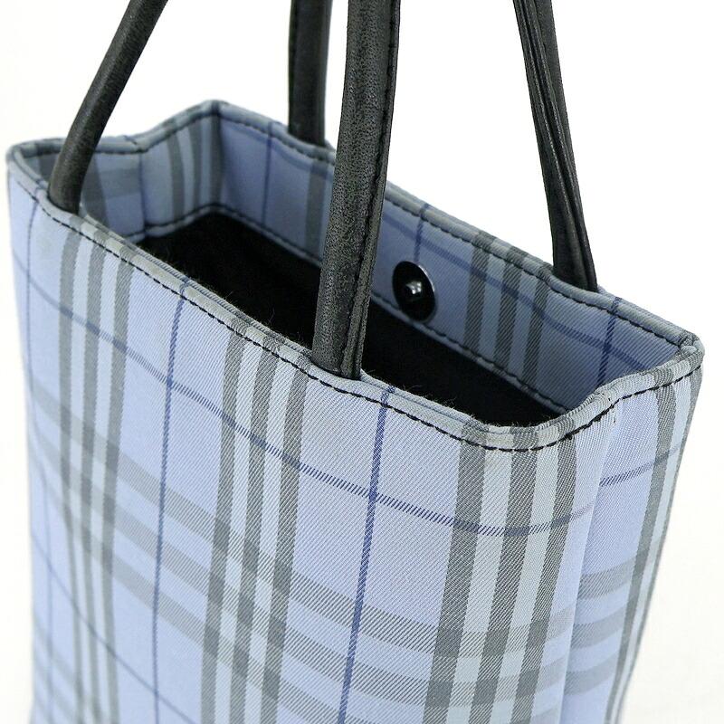 BURBERRY（バーバリー） バッグ ノバチェック ミニトート ブルー系